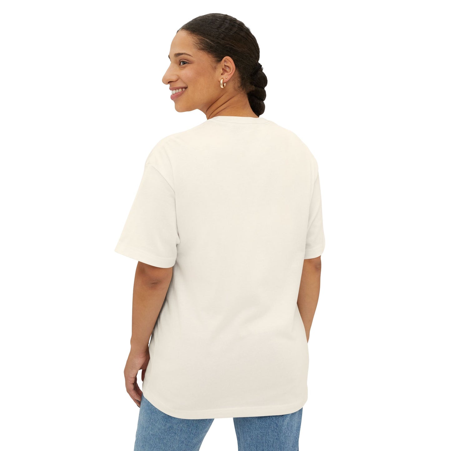 Talk to the Hamsa Unisex Oversized Boxy Tee