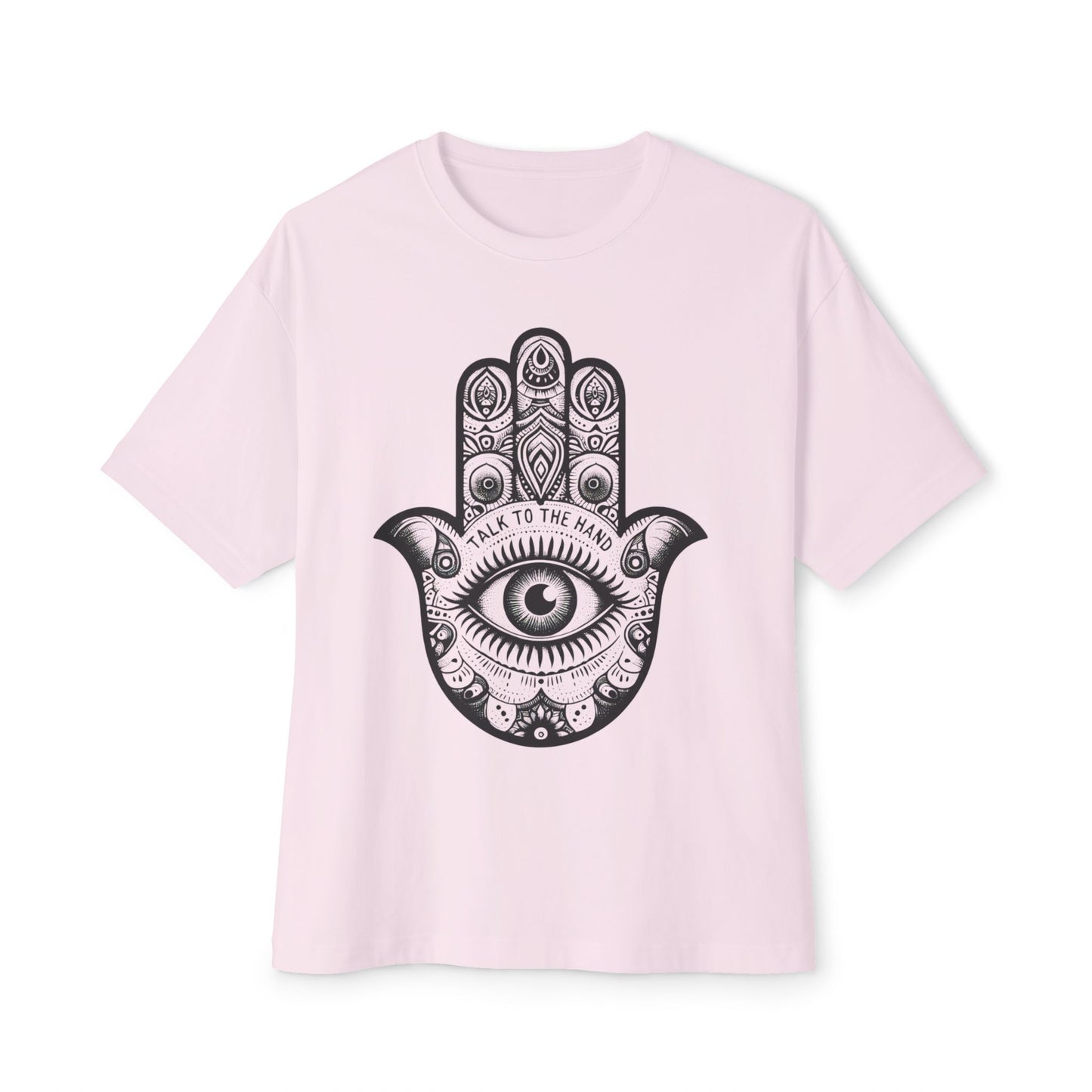 Talk to the Hamsa Unisex Oversized Boxy Tee