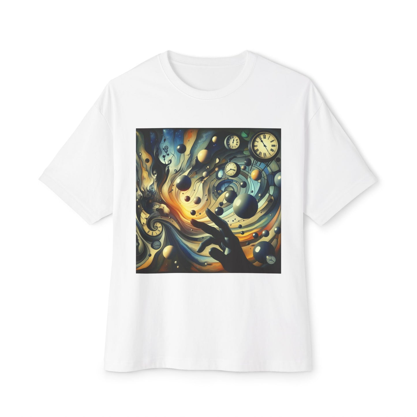 Surrealism of Shadow Work Unisex Oversized Boxy Tee
