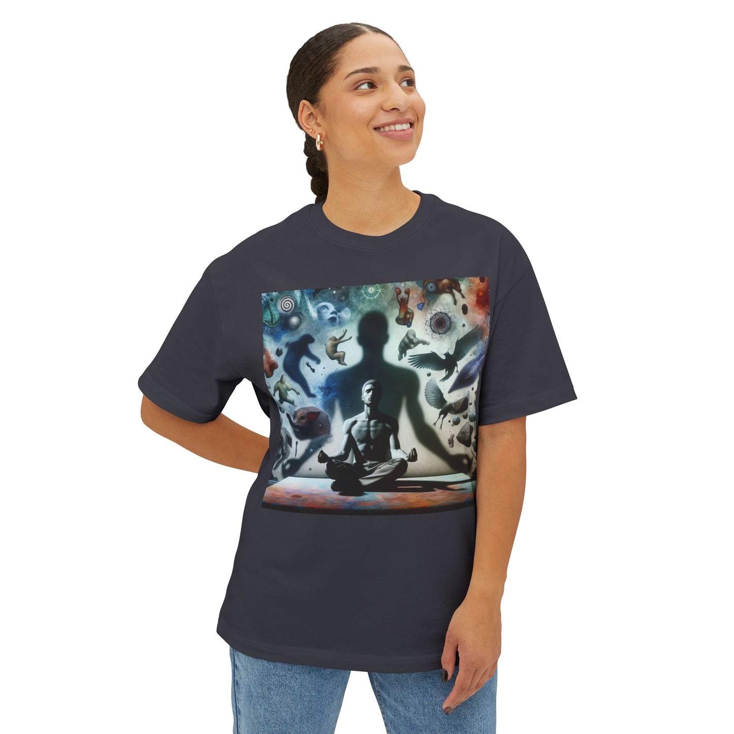 SHADOW WORK Unisex Oversized Boxy Tee