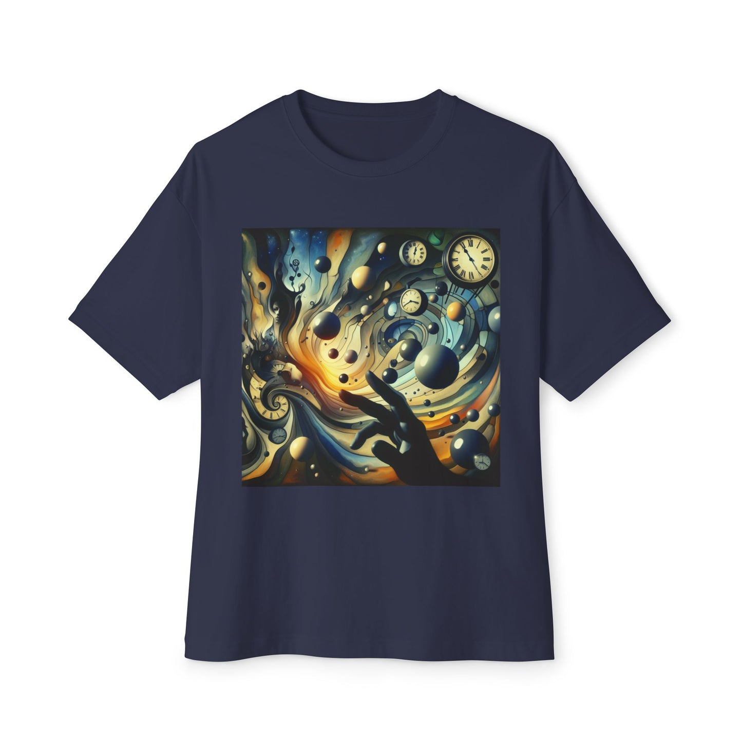 Surrealism of Shadow Work Unisex Oversized Boxy Tee
