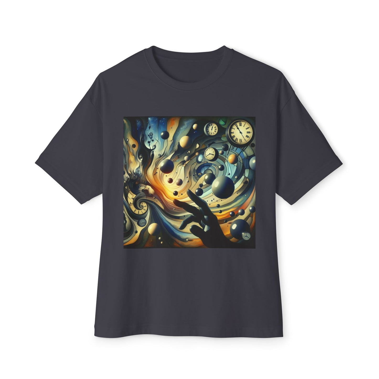 Surrealism of Shadow Work Unisex Oversized Boxy Tee
