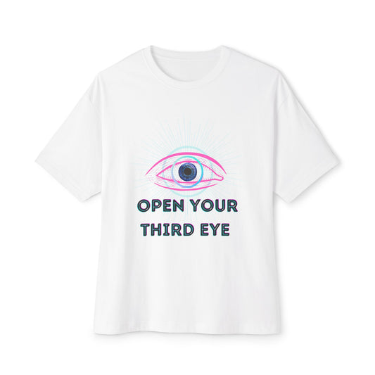 Open You're Third Eye Unisex Oversized Boxy Tee
