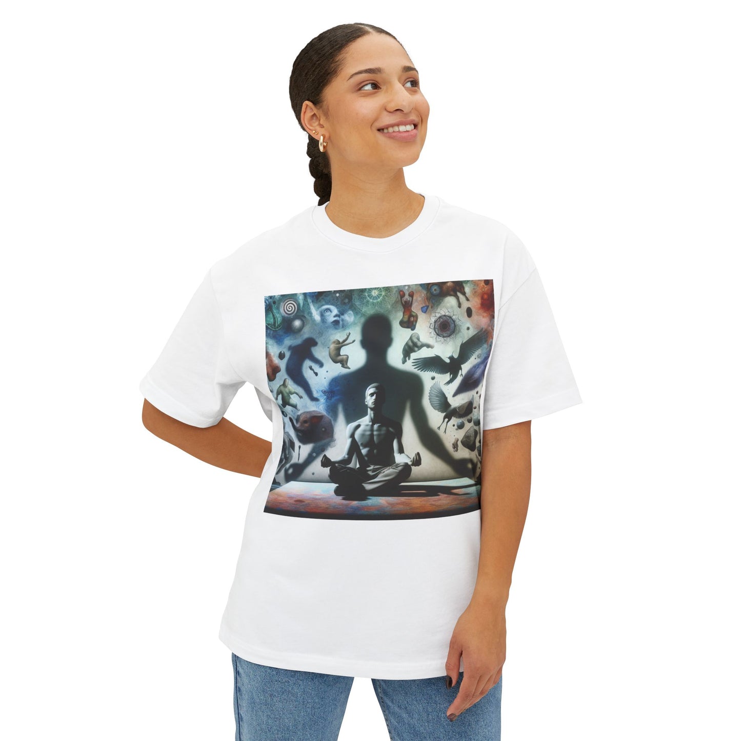 SHADOW WORK Unisex Oversized Boxy Tee