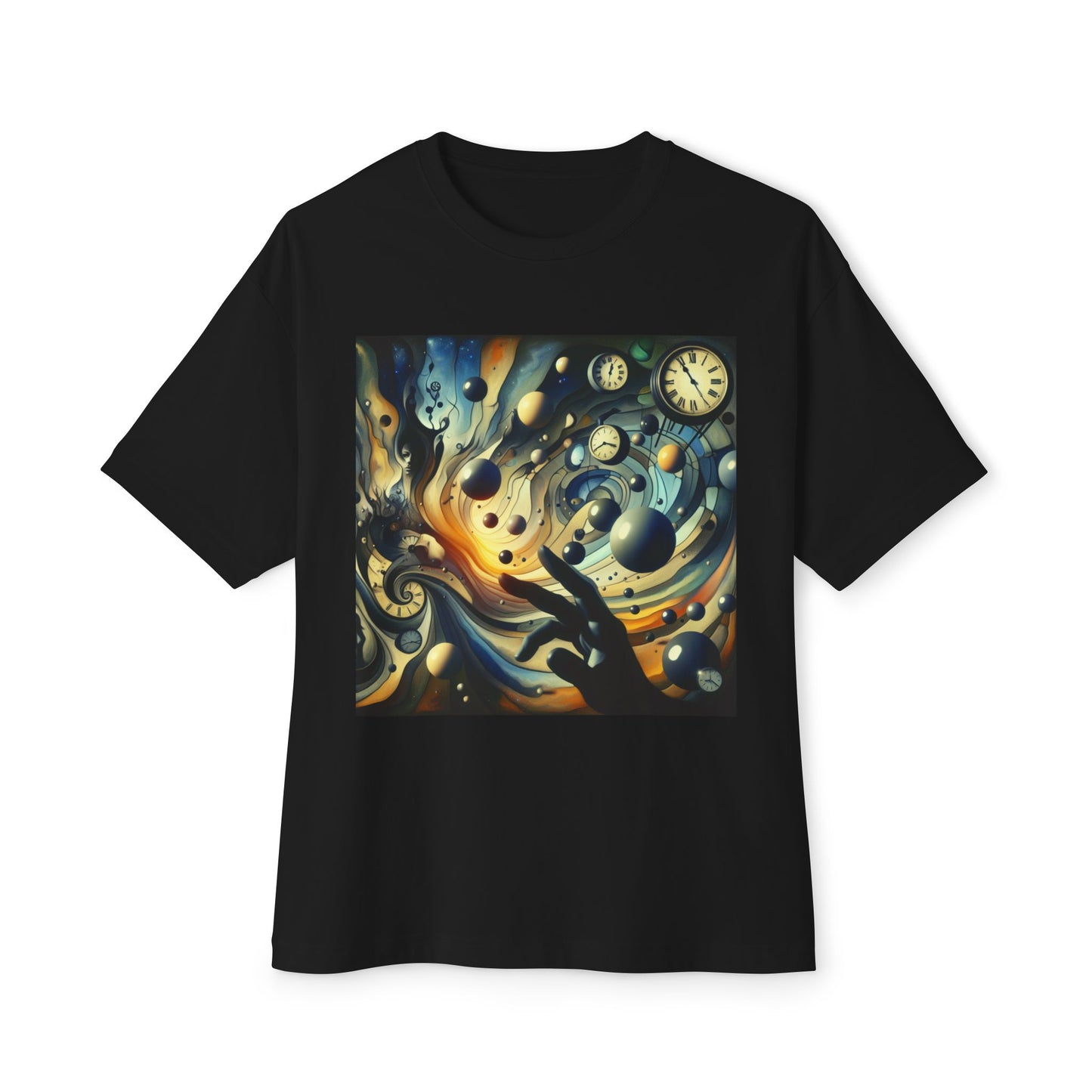 Surrealism of Shadow Work Unisex Oversized Boxy Tee