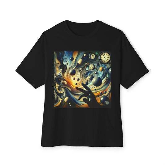 Surrealism of Shadow Work Unisex Oversized Boxy Tee