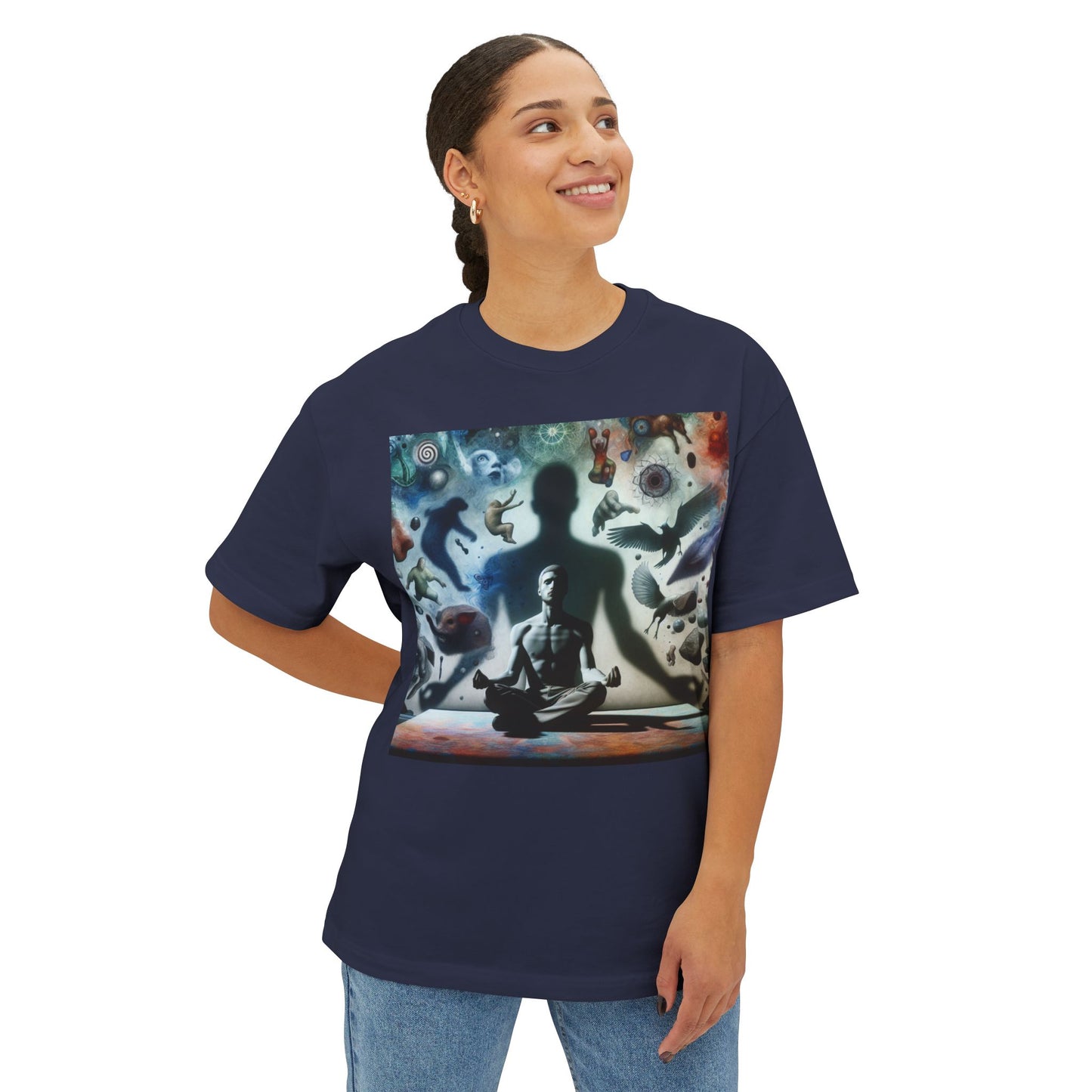 SHADOW WORK Unisex Oversized Boxy Tee