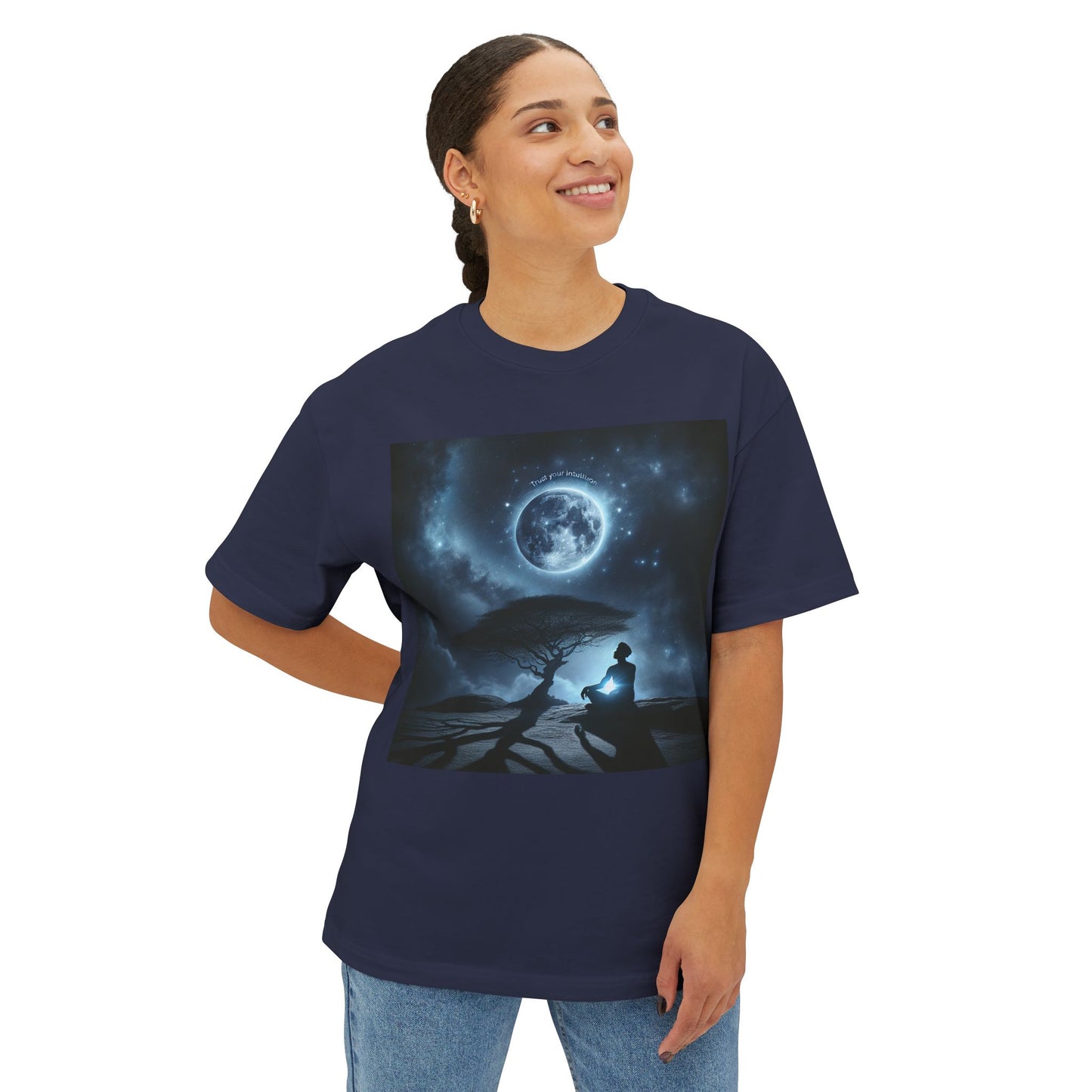 Trust Your Intuition Unisex Oversized Boxy Tee
