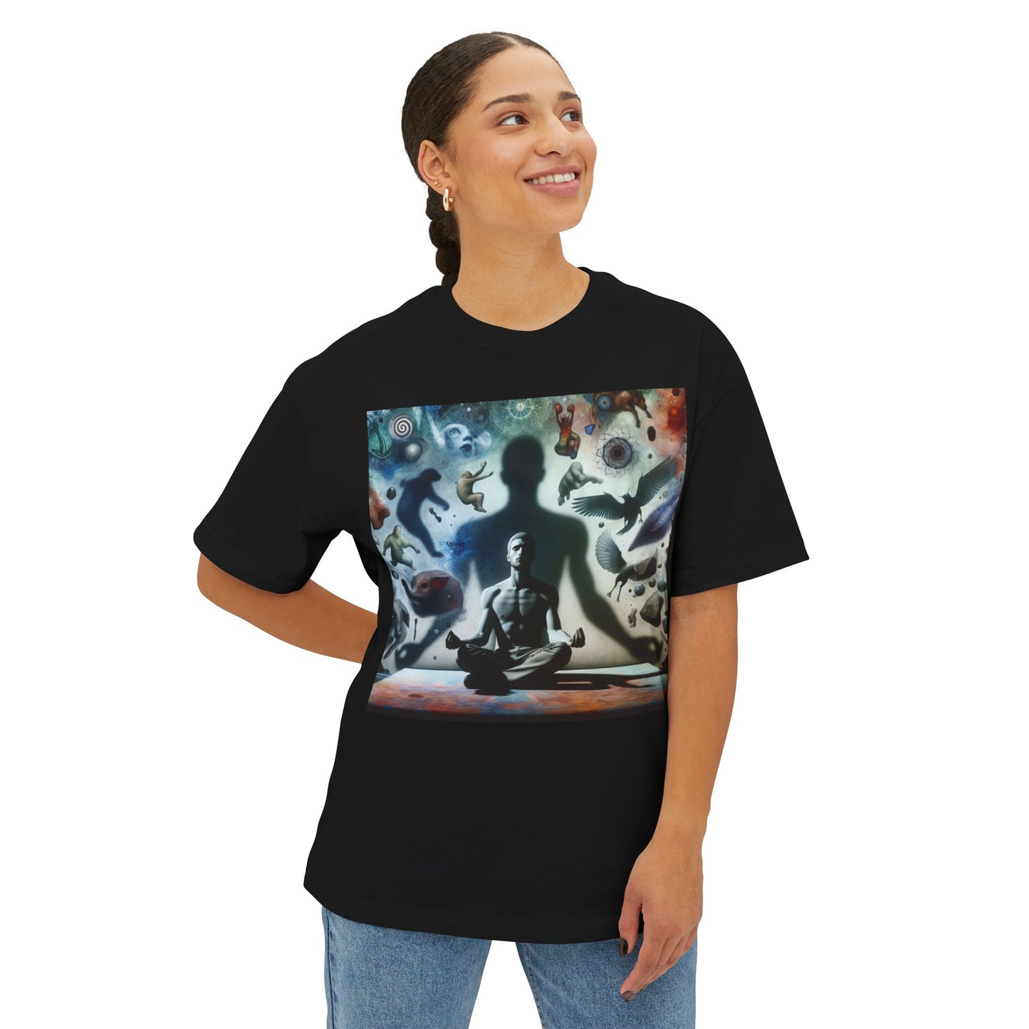 SHADOW WORK Unisex Oversized Boxy Tee