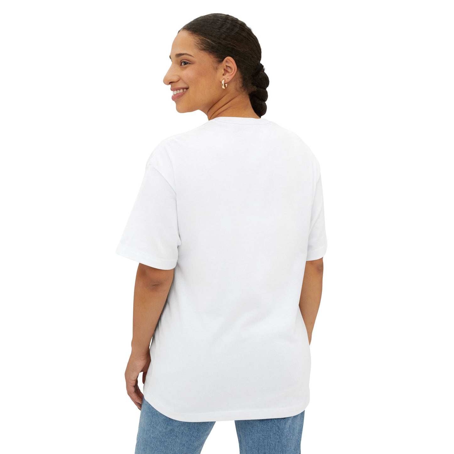 Talk to the Hamsa Unisex Oversized Boxy Tee