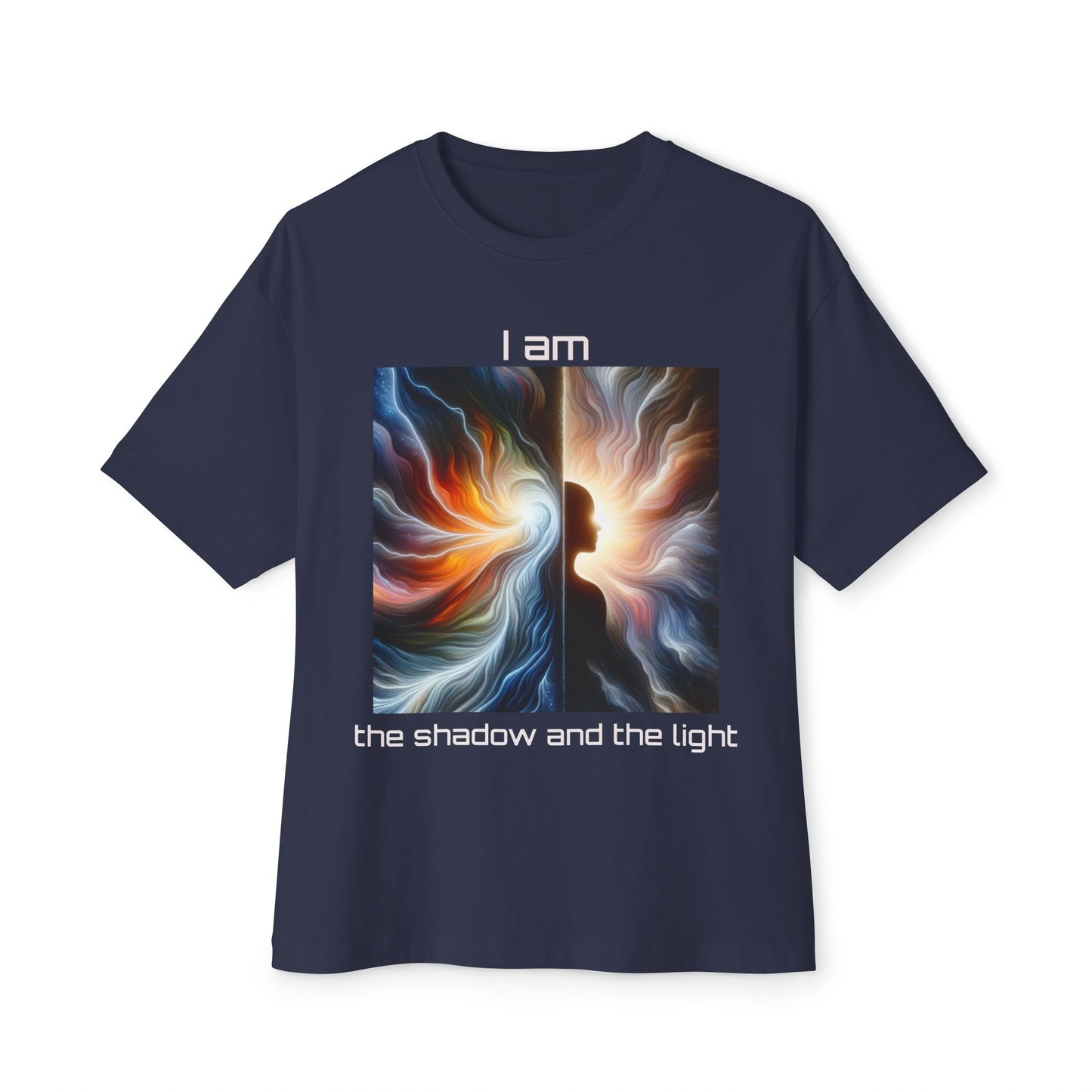 I Am the shadow and the light Unisex Oversized Boxy Tee
